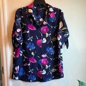 Banana republic floral shirt
